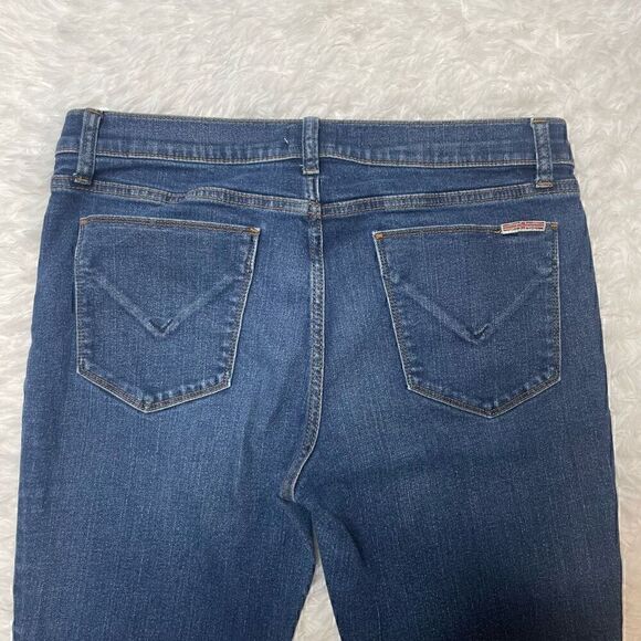 Hudson Krista Ankle Super Skinny Jeans Denim Womens Size 31 Raw Hem - Picture 9 of 11